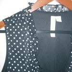 Adiva XL Black White Dot Fitted Frill Top Plus Size 16 Photo 2