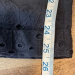 Whistles Womens Puff Sleeve Eyelet Zip Up Zoe Broderie Jumpsuit Navy Size 8 NWOT Blue Photo 12