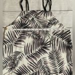 Sam Edelman NWT  Black and White Leaf Print Strappy Camisole | Vacation Coastal Photo 2
