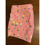 Arizona Jeans Arizona size 17 women pink jean shorts pineapple cutoff Photo 4