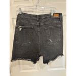 Judy Blue  1XL Denim Shorts Distressed Frayed Hem‎ Gray Wash Plus Size Photo 4