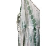 Attic Salt Tie Dye Babydoll Flax Sun Dress Green Size L Beach Boho Summer Cute Size L Photo 8