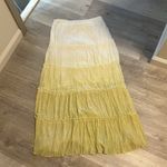 Princess Polly Sun Down Mid Rise Maxi Skirt Green Ombré Photo 3