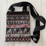 Billabong Aztec Print Multicolor Shoulder Crossbody Bag Purse Boho Casual Travel Photo 2