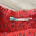 Kimchi Blue  Coral‎ Floral Pattern Shirred Waist Smocked Shorts Romper Size M Photo 2
