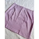 Herperus Pink Mini Skirt With A Plaid Pattern. Size Small Photo 1