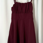 Forever 21 Red Wine Sleeveless Mini Cocktail Dress Size Medium Photo 0