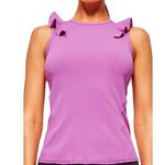 Urban Savage Ruffle Sleeveless Top Size Small Orchid Purple Pickleball Tennis Photo 0