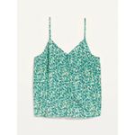 Old Navy NWOT  Womens Size Extra Small Green Floral-Print Button-Down Cam…​ Photo 10