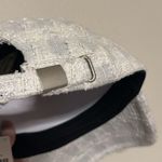Anthropologie NWT $58 Wyeth  White Tweed Baseball Hat Photo 5