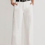 Madewell White The Harlow Wide Leg Denim Jeans Size 33 Photo 1