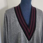 Urban Outfitters  Vivi Oversize V Neck Knit Top Photo 2