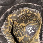 Fly London  Dark Brown Leather Side Zip Wedge Ankle Boots Size 36/ US 6 Photo 8