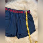 Under Armour  navy and red freedom play up shorts sz small Photo 6
