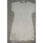 Z&L Europe Linen Embroidered Floral Cream Twist revolve Dress boho spring y2k Photo 5