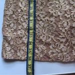 Vintage Ambria Lace Sparkle Mini Short Dress Gold Small 4 Photo 8