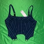 Urban Outfitters NWT  Striped Blue Women's Crop Top size XS Photo 0