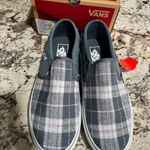 Vans  Women Plaid Mix Dark Grey Asher Platform Sneakers US 9 NIB VN0A3WMMDGR Photo 2
