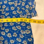 MELLODAY  Vibrant Blue Lace Top Photo 2