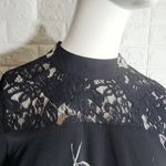 Band of Gypsies  long sleeve lace accent top size M Photo 5