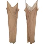 Inwear Size 8 Beaded‎ Floral Crepe Maxi Dress Beige Blush Asymmetric Fairycore Tan Photo 1