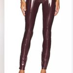 Spanx : FAUX PATENT LEATHER LEGGINGS, RUBY Size Petite Small. NWT. 128 retail Photo 1