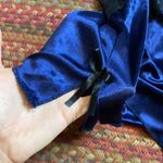 NAVY & BLACK LACE LINGERIE CAMI Blue Photo 2