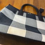 Kate Spade Cameron Street Candace Satchel Black White Plaid Fabric Leather Photo 6