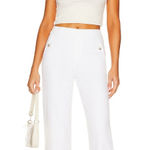 Spanx Twill Wide Leg Pants White Photo 0