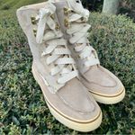 Sperry  TOPSIDER Women’s Gold Tan Camo Hi-top Ankle Boot Sneaker Size 6 Photo 1