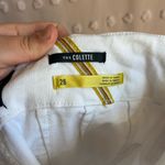 Anthropologie Maeve The Colette High Waisted Wide Leg Cropped Pant Sz 26 White Photo 5