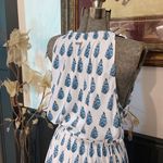 Cabana Life Delray Coverluxe‎ Pockets Tie Waist Maxi Dress Blue Sz Large 💚🎀 Photo 9