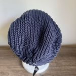 Love Your Melon  Monochrome Cable Knit Navy Beanie Photo 3