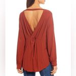 Free People Shimmy Shake Long Sleeve Burnt Orange Photo 1