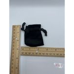Small Black Velvet Drawstring Pouch For Jewelry Dice & Trinkets A564 Photo 4