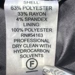 Calvin Klein  Color Block Sheath Dress Sleeveless Career Belted Blue Black Photo 3