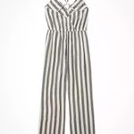 American Eagle AE Striped Strappy Wide Leg Jumpsuit Photo 5
