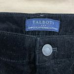 Talbots Black Simply Flattering 5-Pocket Corduroy Pants Size 14P NWT Photo 1