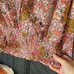 Joie ☀️  pink floral peasant top Photo 7