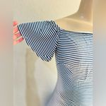 Bebe  striped off-shoulder dress.  Size 0 please the pictures for the measurement Photo 11