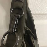 Carla Mancini purse Olive green silver hardware like new Photo 3