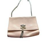 Badgley Mischka Taupe/Blush Metal Fringe Crossbody Bag for Women Photo 3
