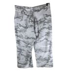Avia Womens Camo Lounge Pants Cropped White Gray Size M Photo 1