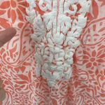 Roberta Roller Rabbit  Size M Embroidered Tunic Blouse‎ Ivory Coral Beach Paisley Photo 5