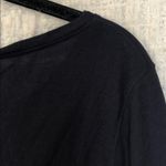 Reiss  Long Sleeve Tee Shirt Black LS Large Photo 4