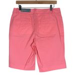 Talbots NWT  Perfect Shorts Womens 6 Pink 10.5” Bermuda Coastal Preppy Classic Photo 2