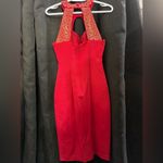 Cache Elegant Red  brand Dress Photo 3