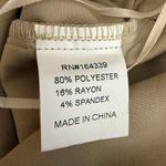 Petal and Pup Lexie Pleated Trouser Dress Pants Women's 8 Tan Cuffed Crop Career Photo 13