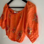 The Impeccable Pig  floral embroidered crop small Photo 1