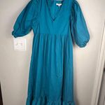 Karlie Women's Teal Midi Dress Size M Photo 0